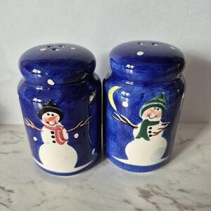 Marijke Salt And Pepper Snowman Shakers